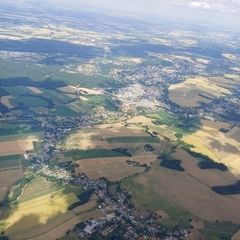 Verortung via Georeferenzierung der Kamera: Aufgenommen in der Nähe von Zwickau, Deutschland in 1800 Meter